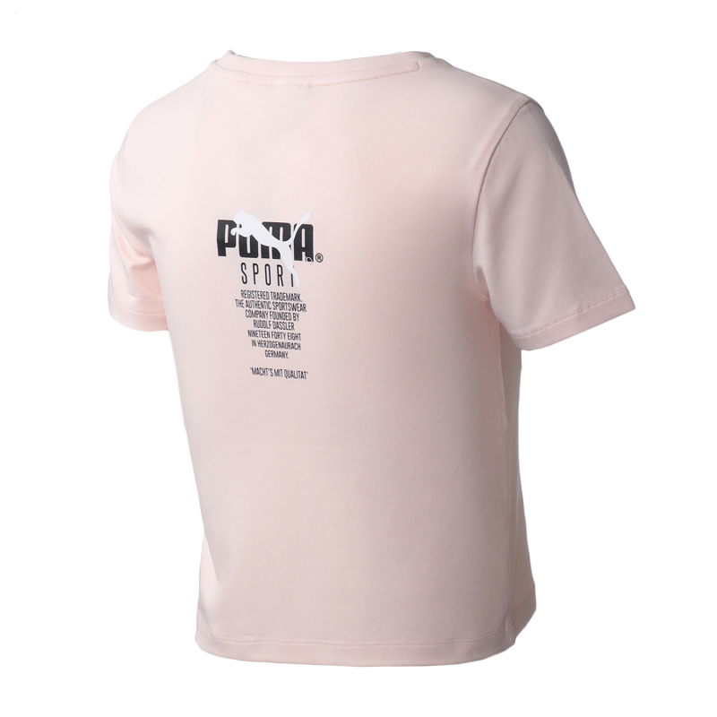 【自营】PUMA彪马女装运动服休闲圆领短袖T恤598268