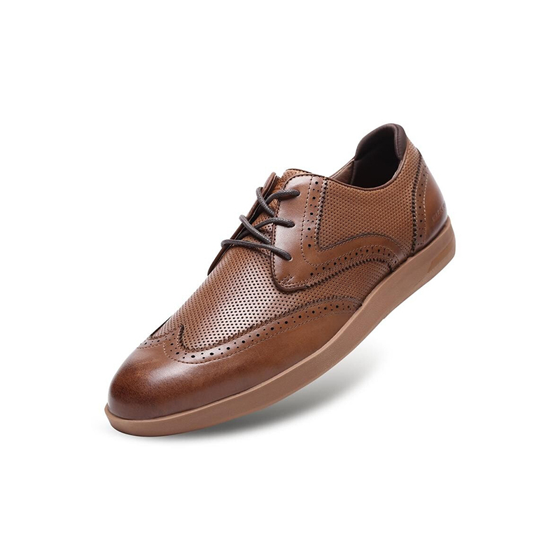 Skechers斯凯奇男鞋复古雕花商务休闲鞋设计师款舒适耐磨68630