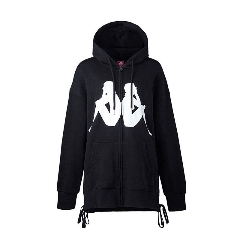 KAPPA/卡帕专柜女子运动服秋款针织卫衣LOGO外套|K0862MK59D图片
