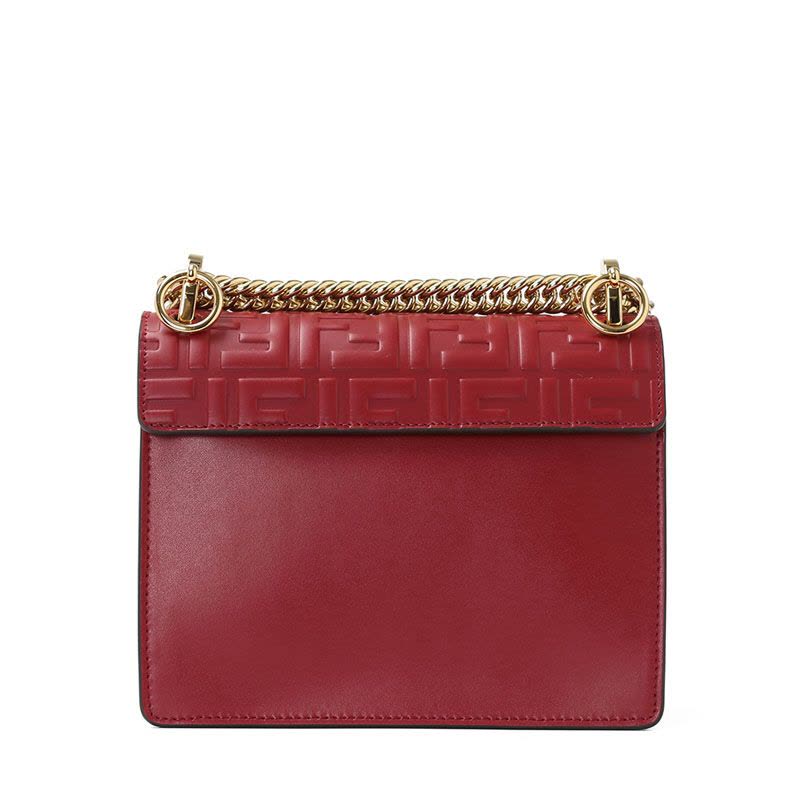 FENDI/芬迪 女包KAN I浮雕压纹小号链条单肩斜挎包 8M0381图片
