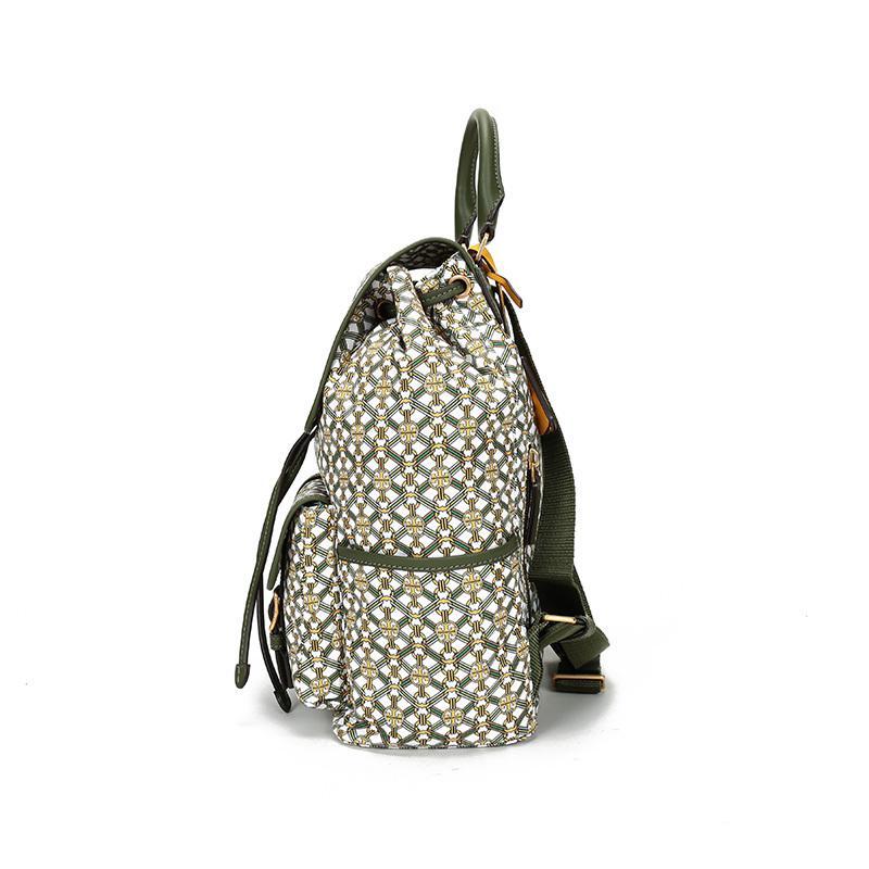 TORY BURCH 托里·伯奇 TB女包 PIPER系列 织物双肩包背包 74997