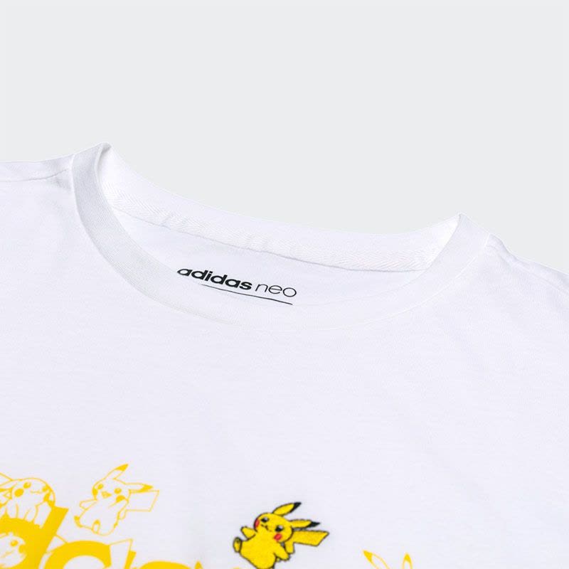 阿迪达斯adidas neo x Pokémon联名系列女装T恤GC7071图片