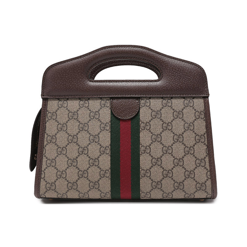 古驰 GUCCI 女士Ophidia系小号老花手提单肩斜挎包托特包 693724 96IWO