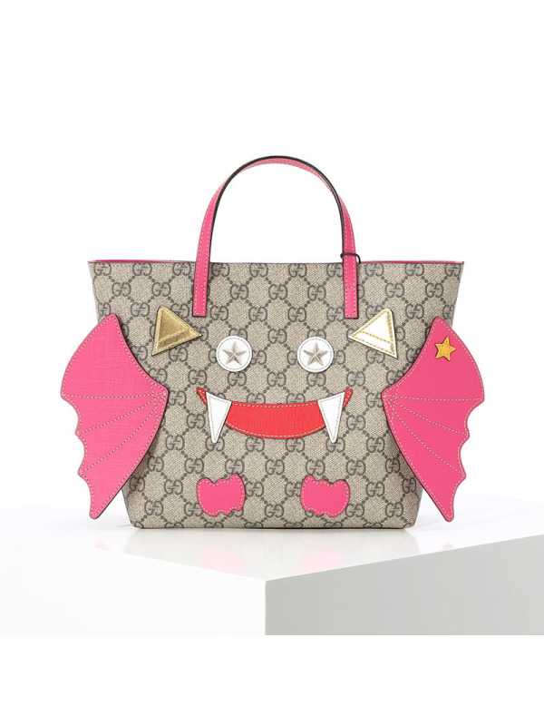 20春夏新款 GUCCI 小妖怪图案儿童成人手提包