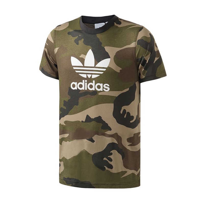 adidas阿迪达斯三叶草男装圆领运动休闲短袖T恤DV2067