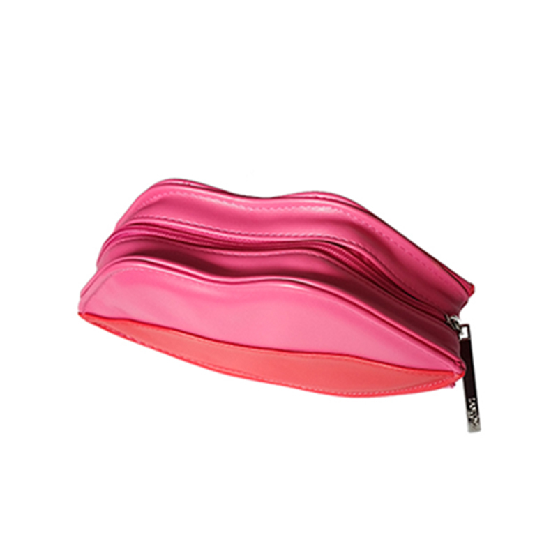 lancome兰蔻唇形图案化妆包