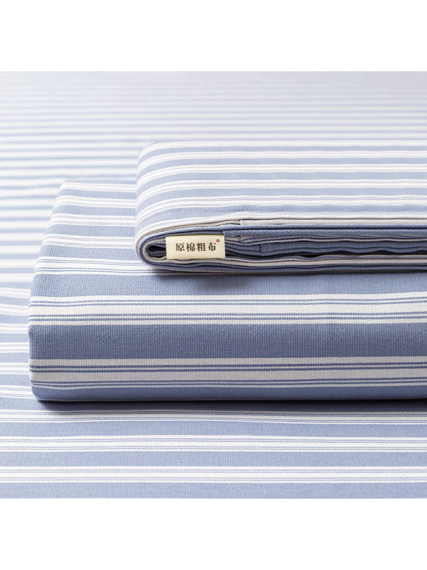 加厚老粗布床单单件亚麻棉麻夏季100原棉凉席床单单三件套单双人