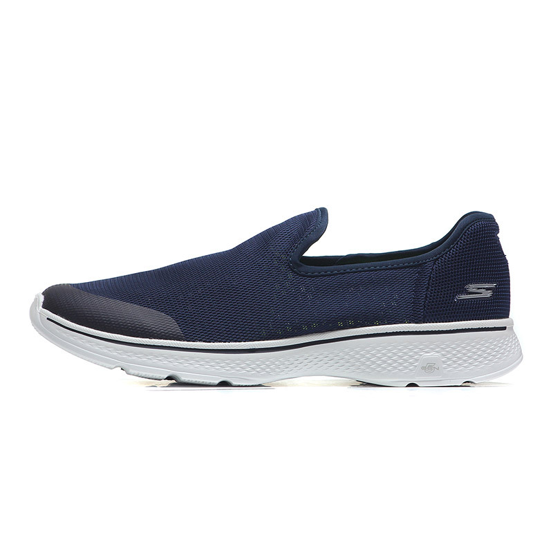 【自营】Skechers斯凯奇男健步鞋GO WALK 4透气运动鞋54159 54159/NVY海军蓝色