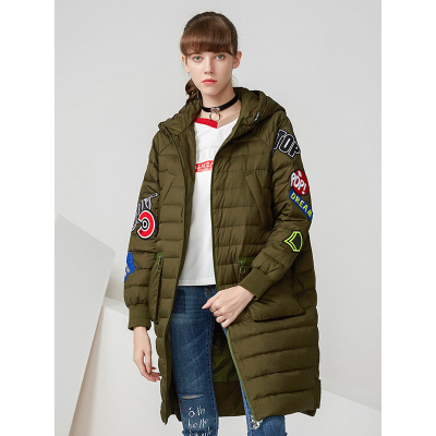 89元包邮 BOSIDENG 波司登 B70132112 女士中长款羽绒服