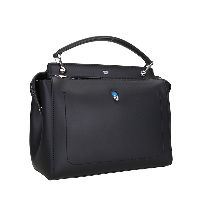 FENDI/芬迪 女包DOTCOM锥形铆钉手拎斜挎包 8BN293 30x26x14CM