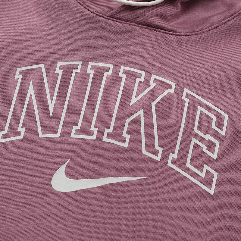 NIKE女装卫衣针织印花连帽外套针织时尚潮流休闲运动服AR3723