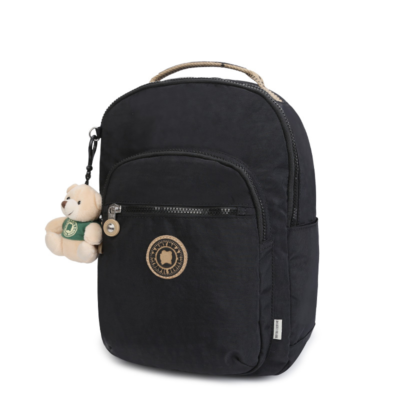 丹尼熊(Danny Bear)经典纯色洗水布双肩背包DBWB7118025-051