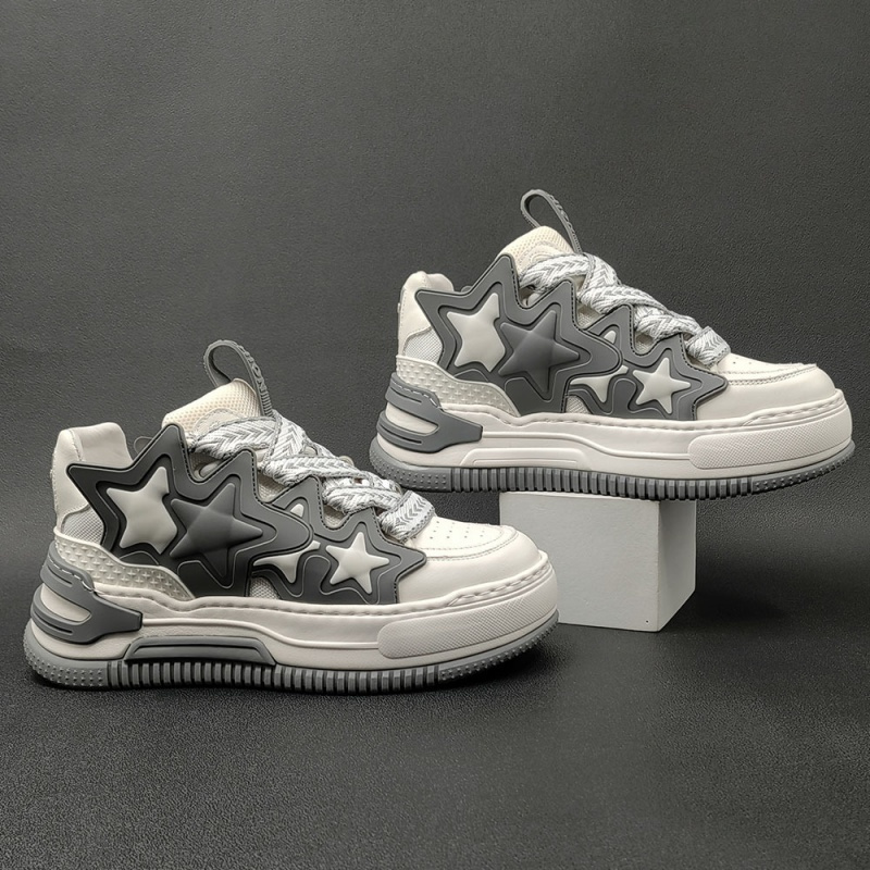 男生跑步鞋厚底板鞋男款潮鞋拼色厚底增高鞋欧洲站男鞋男士休闲鞋