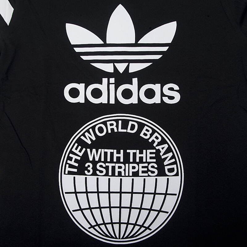 正品ADIDAS三叶草夏季男子三叶草生活休闲运动T恤BP8893