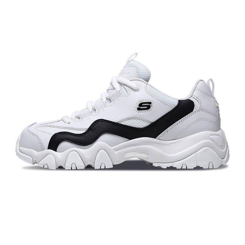 Skechers斯凯奇新款情侣鞋D’lites熊猫鞋 厚底增高老爹鞋88888001图片