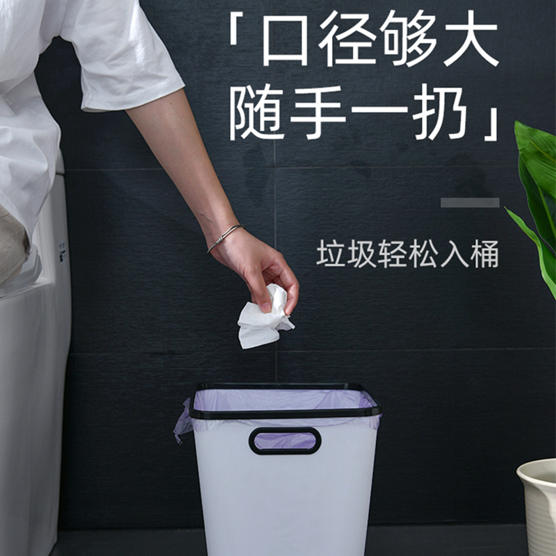 欧式-分类垃圾桶-家用干湿分离-收纳桶厨房桌面厕所-卧室-垃圾筒袋