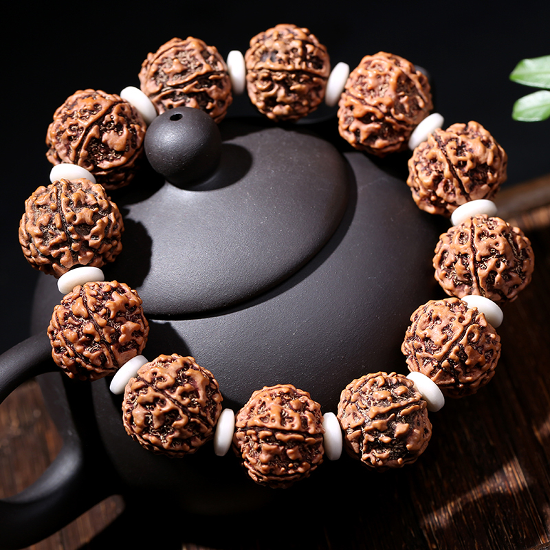 月印百川 精选六瓣金刚菩提手串天然金刚菩提佛珠手链18mm