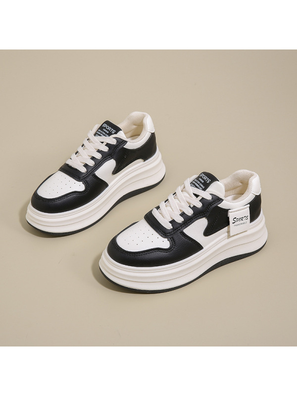 2025小白鞋子女春季新款韩版ins女学生休闲厚底百搭板鞋街拍