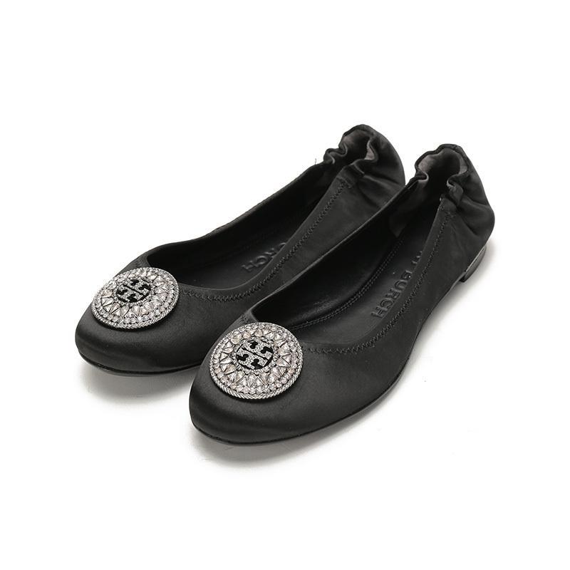 TORY BURCH 托里·伯奇 奢侈品 TB女鞋 织物 平底鞋船鞋芭蕾舞鞋 78816
