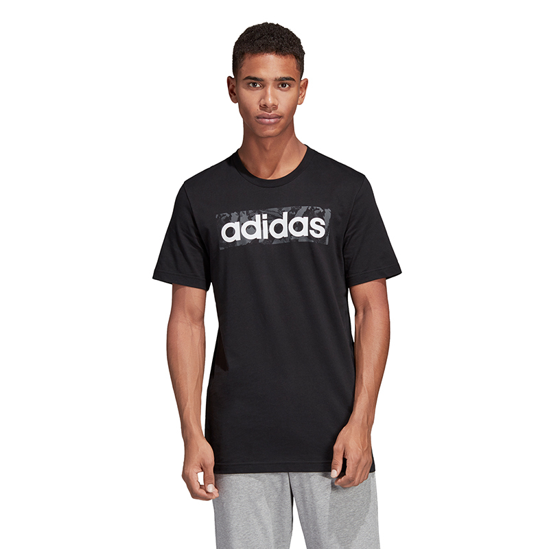 Adidas阿迪达斯男装2019春季新款休闲上衣短袖T恤DV3041 DV3045
