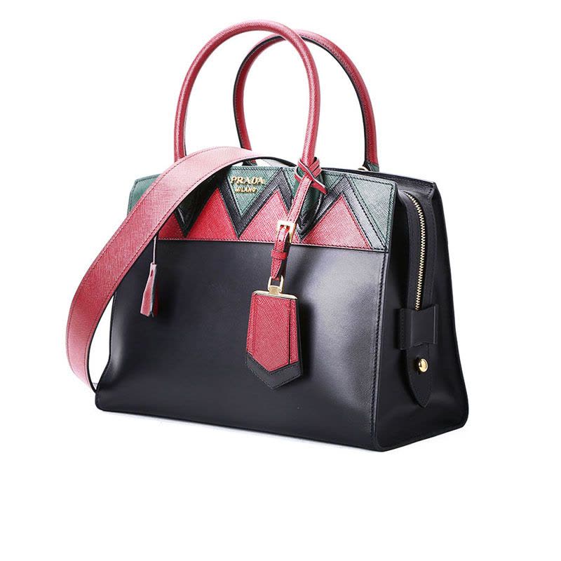 Prada ESPLANADE 托特手拎包 中号 1BA046 拼色图片