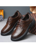 新款皮鞋男鞋真皮高级感商务英伦休闲皮鞋男士一脚蹬温州鞋子