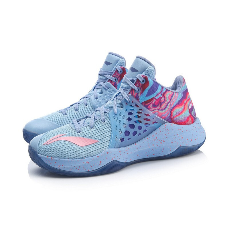 李宁lining运动男款音速团队款高帮耐磨防滑篮球场地鞋abpp033