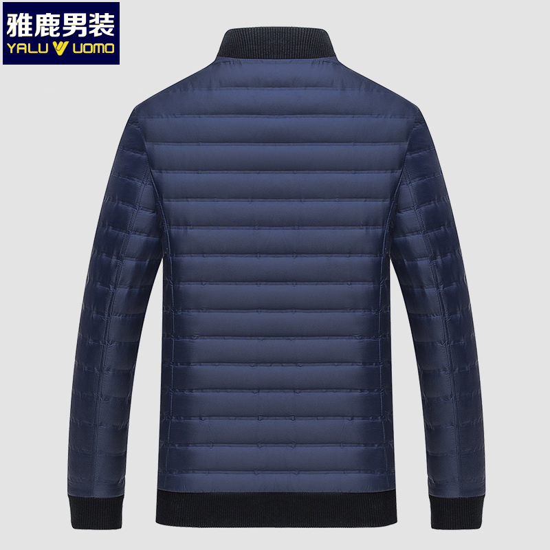 羽绒服男新款加厚商务休闲白鸭绒冬季男装立领羽绒服外套 S34EDYA17188