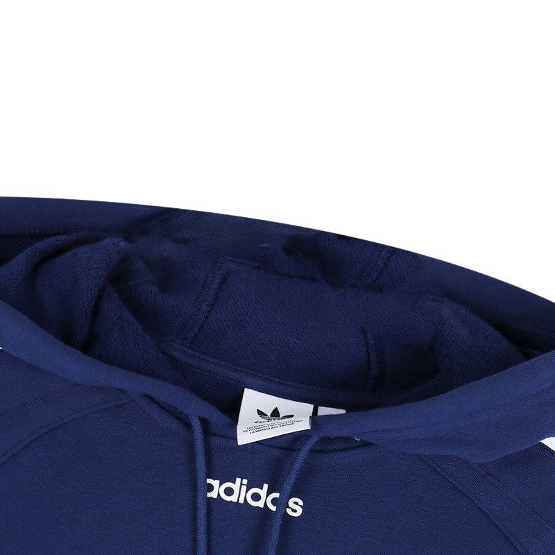 ADIDAS阿迪达斯三叶男子长袖连帽上衣休闲套头衫卫衣DU8206图片