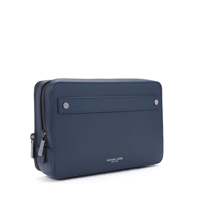 Michael Kors/迈克·科尔斯 男士HARRISON双层拉链手拿包 39F5LHRN6L 22x14x6CM图片