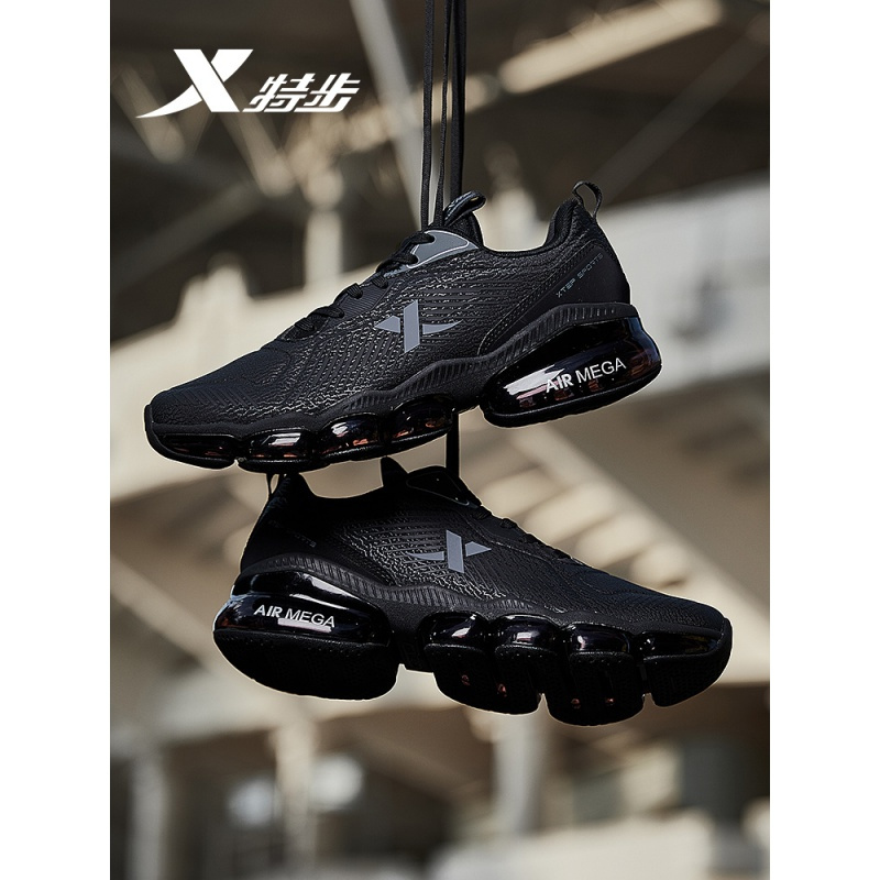 特步男鞋气垫鞋airmega20春夏季跑鞋休闲运动鞋男士减震跑步鞋视频