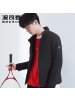 波司登BOSIDENG轻薄羽绒服男士秋季立领运动短款2018韩版青年新款外套B80132005