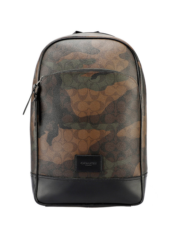coach 蔻驰 男士迷彩pvc双肩背包 f37613 qbgru