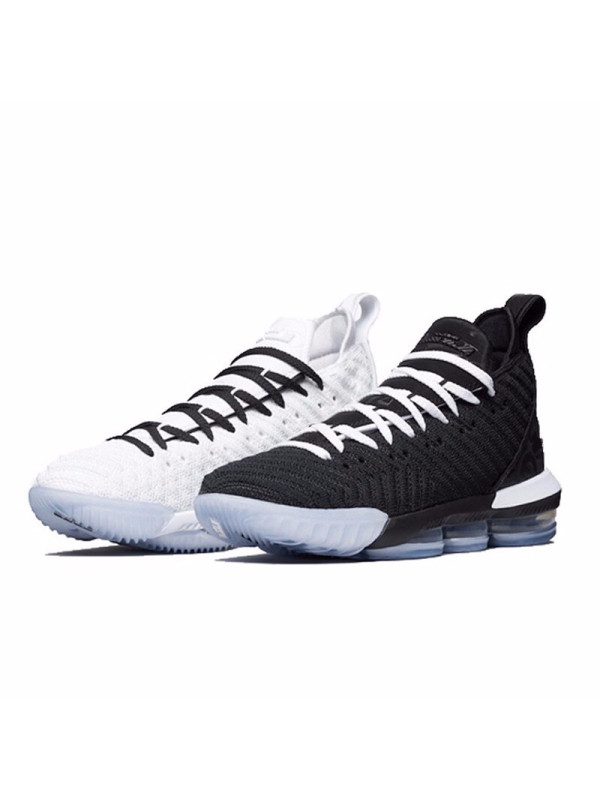 Nike耐克 Lebron LBJ 16 詹姆斯 黑白鸳鸯 实战篮球鞋BQ5970-101