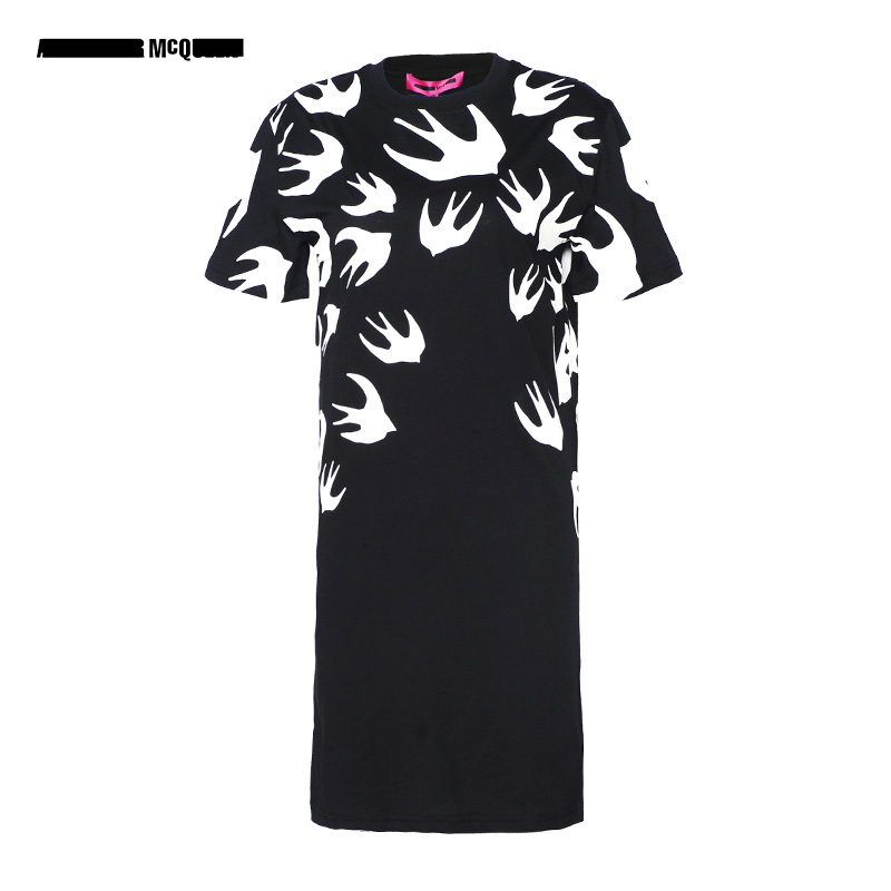 MCQ ALEXANDER MCQUEEN设计师品牌女装 女士短袖连衣裙 T恤连衣裙