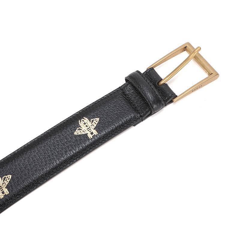 gucci古驰男士皮革针扣式腰带皮带495125dj2kt