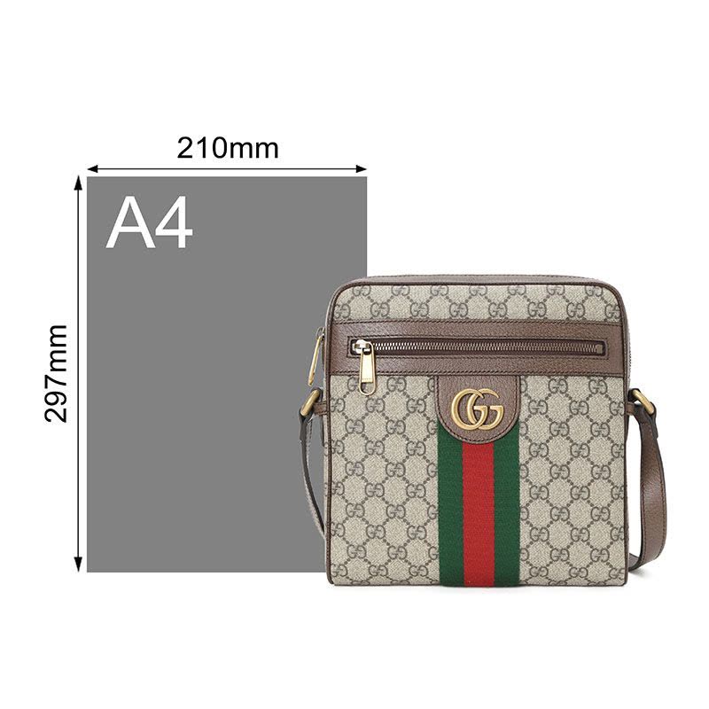 预售GUCCI Ophidia 邮差包 双G饰扣 老花 547926图片