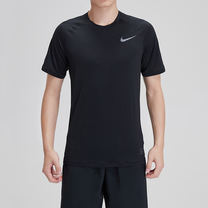 NIKE耐克男装短袖T恤紧身透气健身跑步休闲运动服AO1804