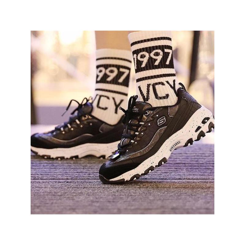 skechers斯凯奇女鞋D‘lites熊猫鞋运动休闲鞋66666054