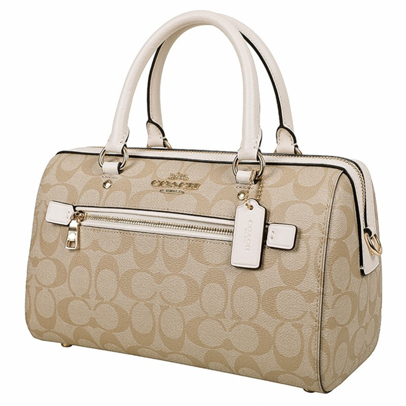 蔻驰coach奢侈品奥莱款女士手提包时尚百搭桶包手提肩背斜挎包83607