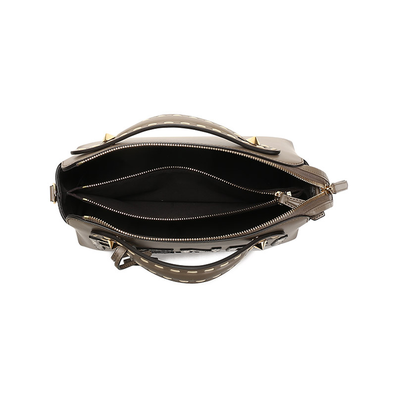 芬迪 FENDI 女士BY THE WAY系列皮革手提单肩斜挎包波士顿包中号 8BL146 AHMM