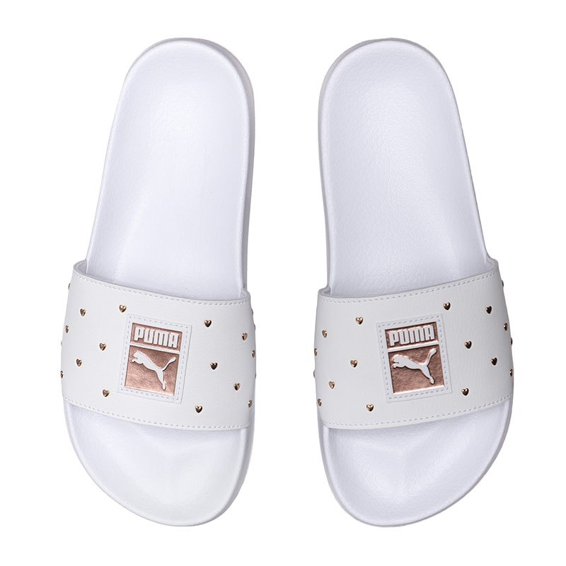 自营puma彪马女鞋情侣拖鞋一字拖凉拖金标女拖鞋369405
