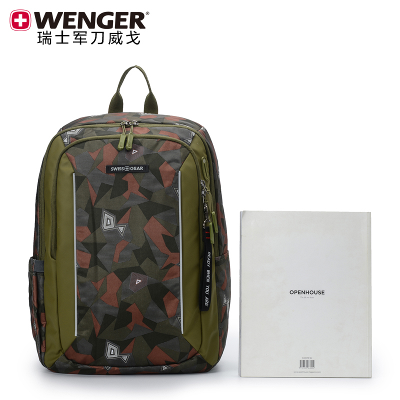 Wenger/威戈威戈SWISS GEAR创想家系列迷彩双肩包14英寸电脑包潮