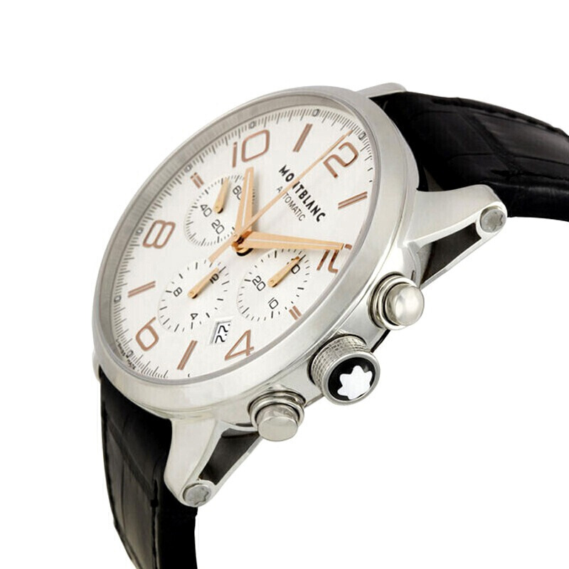 万宝龙montblanc手表时光行者系列皮带自动机械男士手表u0101549