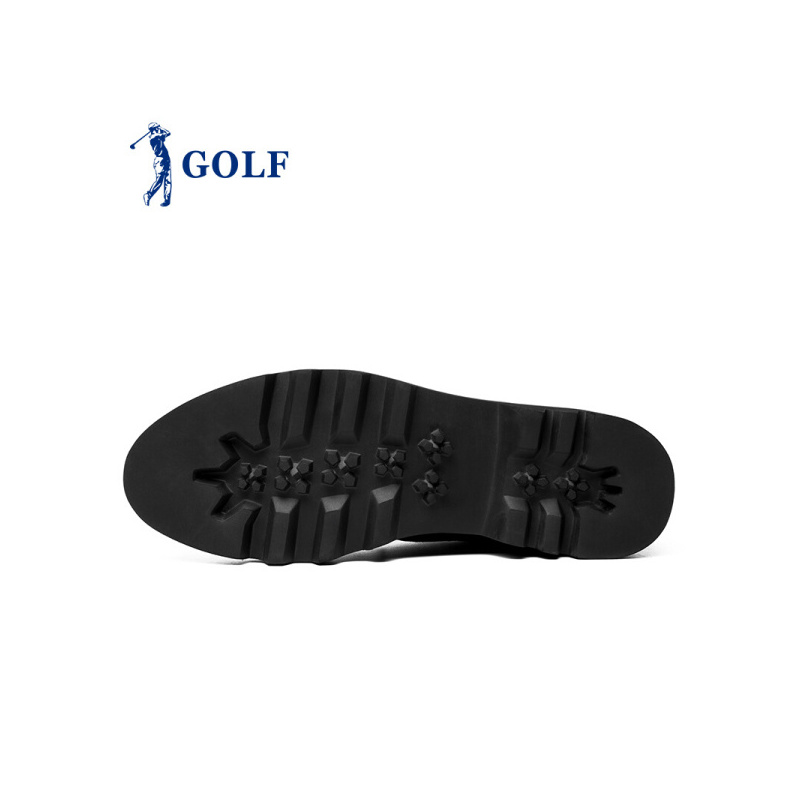 GOLF/高尔夫新品时尚英伦户外短筒马丁靴男黑色