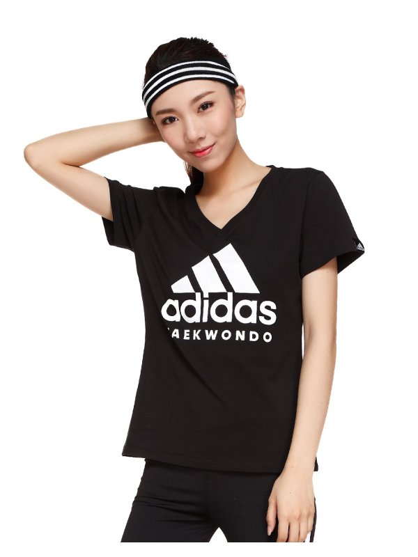 阿迪达斯adidas武道系列女装短袖T恤-ADICTTW-BW