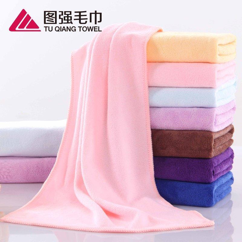 图强 多色可选户外速干毛巾 理发店毛巾吸水纳米纤维干发巾擦车巾保洁抹布