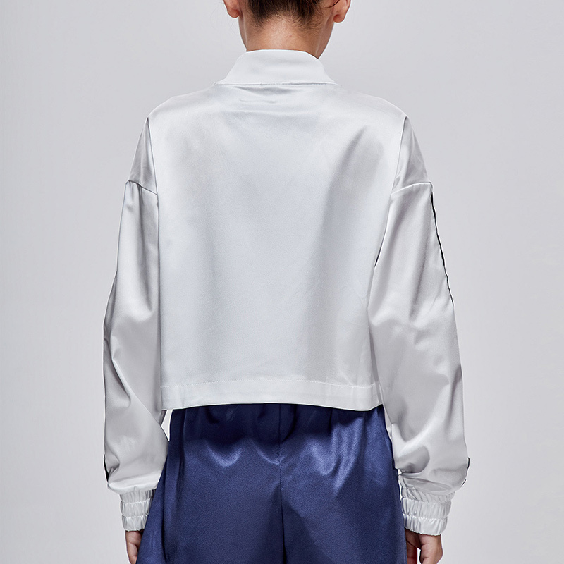 NIKE女装夹克时尚机织绸面拉链立领开衫休闲运动服BV4780