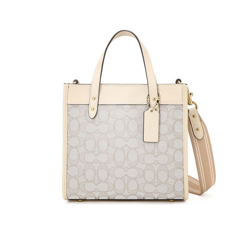 COACH FIELD TOTE TOTE包 LOGO印花 织物拼皮 C3865图片