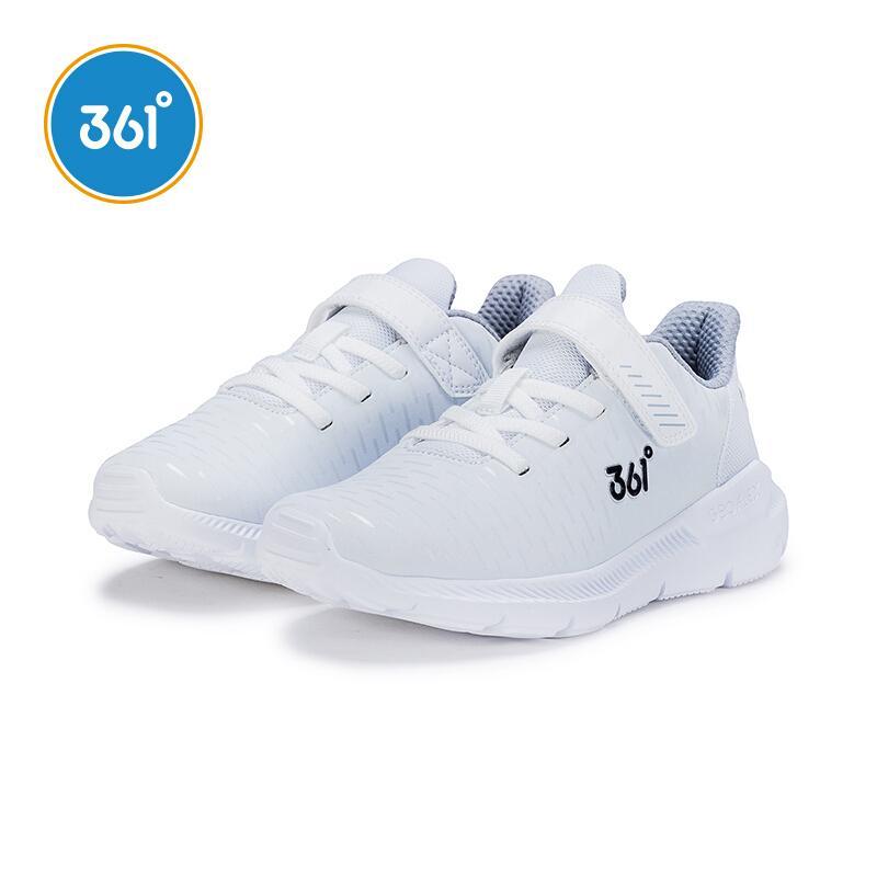 361361度童鞋女童跑鞋中大童年秋季n81843514本白视频